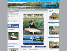 Tablet Screenshot of freshwaterinformer.com